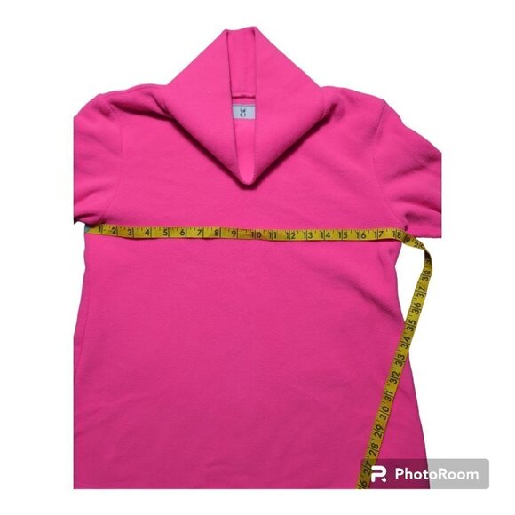 Dudley Stephens Baldwin Turtleneck In Terry Fleece Pink Size SZ S Small - Picture 8 of 14